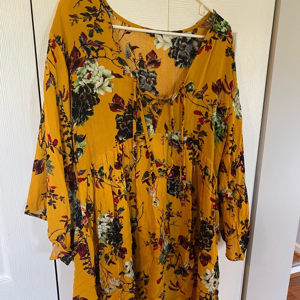 Boho floral dress